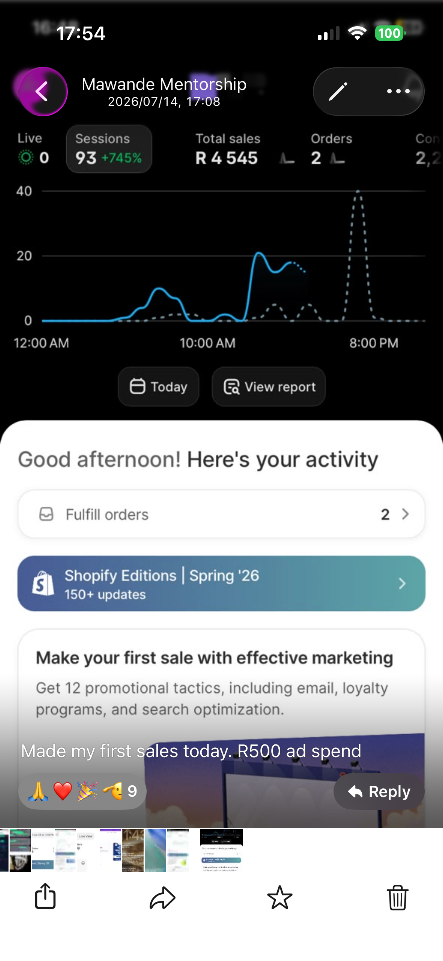 Store live in a single weekend